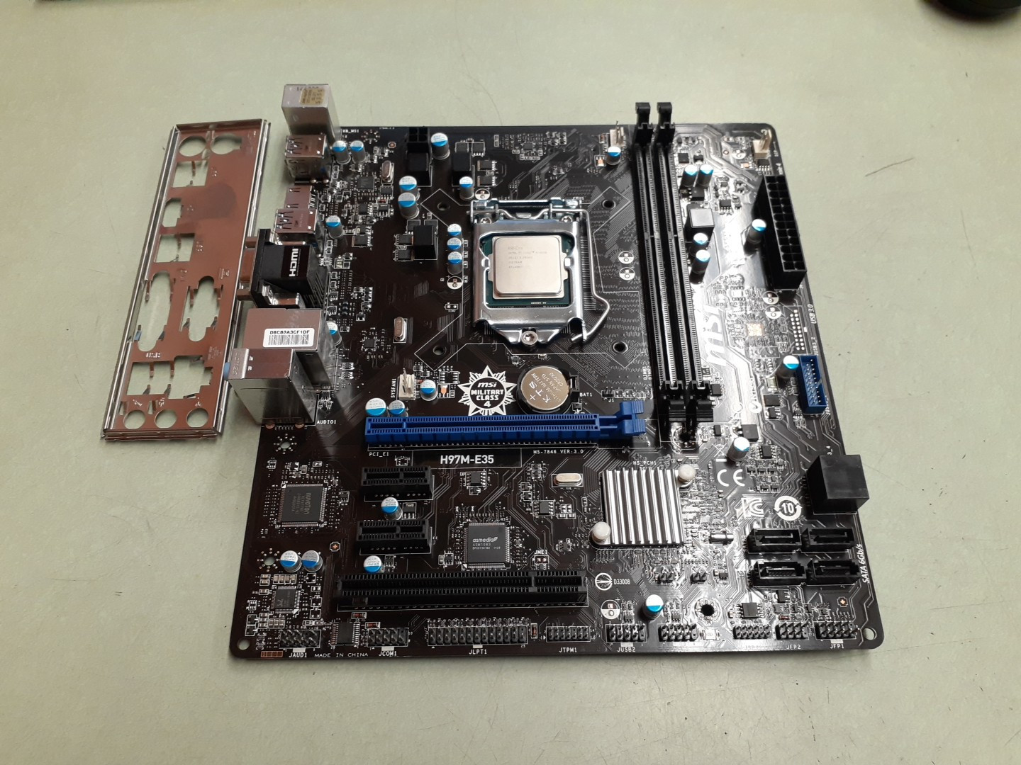 MSI H97M-E35 LGA1150 Desktop Motherboard MS-7846 VER SR1QJ