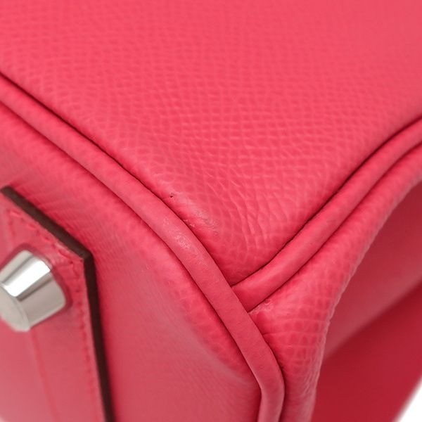 HERMES Birkin 30 handbag Epsom leather rose 11.8*9*5.9 inch image 8