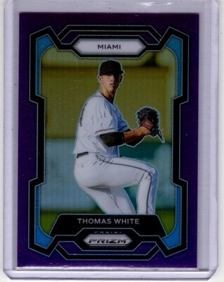 2024 Panini Prizm Baseball Thomas White No. 191 Miami #69/99