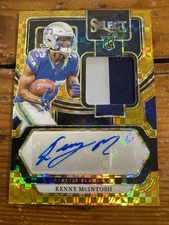 KENNY MCINTOSH 2023 SELECT RPA GOLD PRIZM /10 SEAHAWKS RSM-KMC 