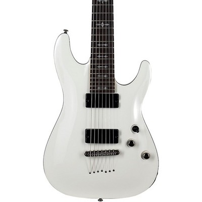 Schecter Guitar Research Demon7 7String Electric Guitar Vintage White