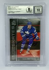 Upper Deck SP Authentic Silver Skates #SS-AM Auston Matthews Autographed