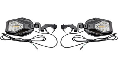 Custom Dynamics SXS Mirror Turn Signal - Black ATV/UTV SXS-MIRROR 0640-1664