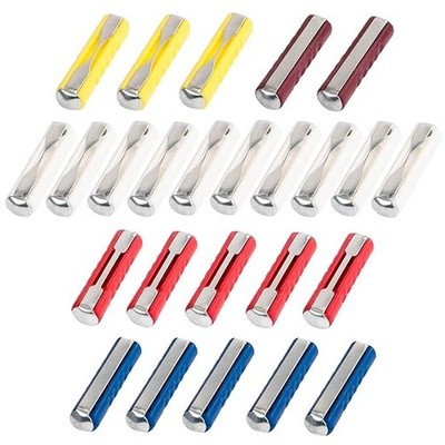 25pcs Torpedo Fuse Assortment, 6x25mm / 0.23x0.97 Inch, 3x 5A, 10x 8A, 5x 16A, 5
