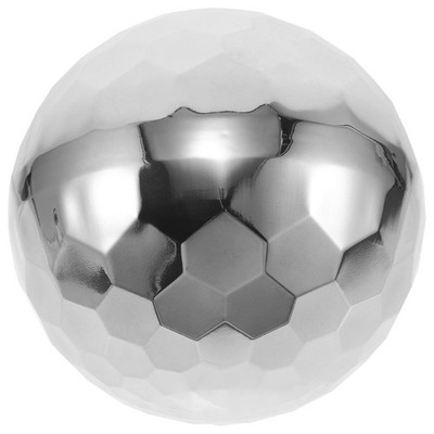 Stainless Steel Garden Mirror Sphere - 4'' Shiny Reflective Hollow Ball -