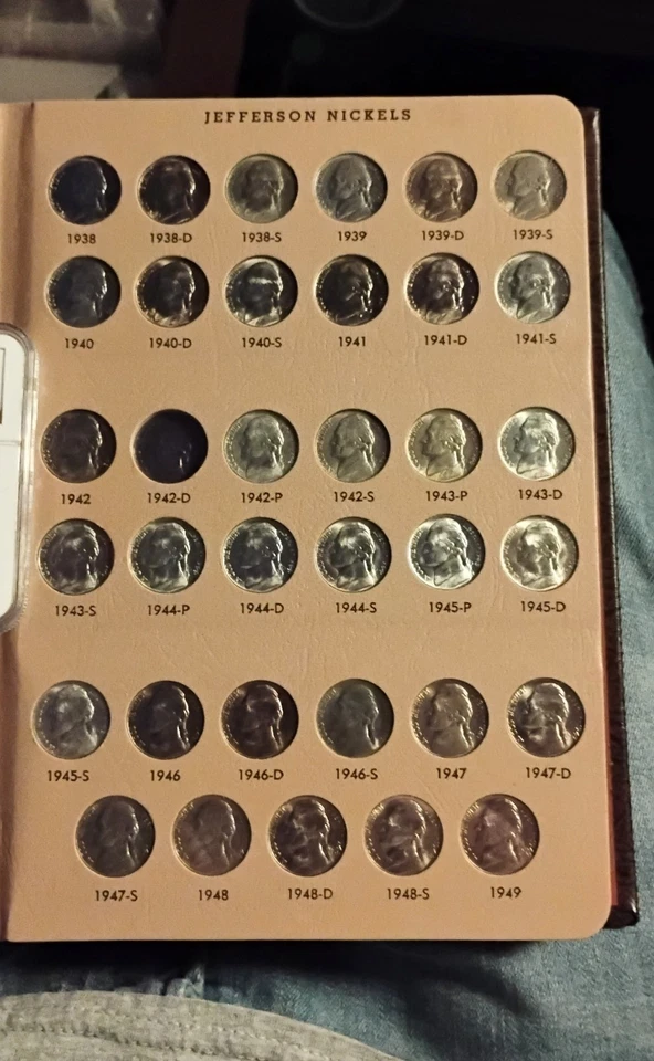 1938-2011 Dansco Jefferson Nickel Album With Proof Only BU Set 210 Set 42 D Cert - Image 2 of 4