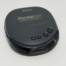Vintage Sony Discman ESP D-245 Portable CD Player Mega Bass Tested WORKS 1995