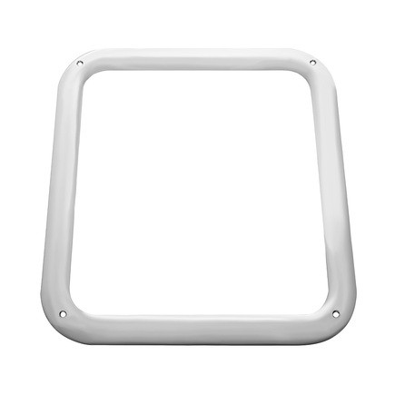 United Pacific 40923 Window Trim Chrome, Plastic, With Hardware, For Kenworth