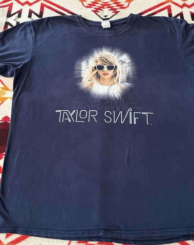 Taylor Swift 1989 Tour Shirt Merch Blu XXL Usata Delicatamente Swifty - Foto 5 di 12