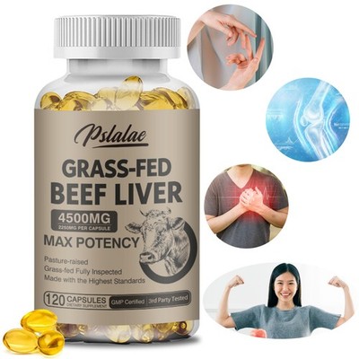 Grass Fed Beef Liver 4500mg - Energy Production, Brain, Heart, Liver Health