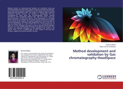 Garima Mishra (u. a.) | Method development and validation by Gas...