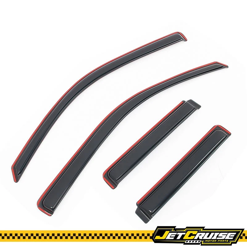 Fits 02-09 Chevy TrailBlazer GMC Envoy 03-08 Ascender Window Visors In-Channel - Image 4 of 4