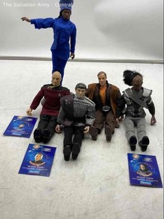 Playmates Toys Science Fiction & Horror Star Trek Action Figures Lot Of 5