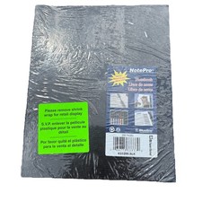 Blueline NotePro Black Hardcover Notebook 11 x 8.5 Spiral Ruled 200 Pgs Index