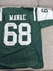 Kevin Mawae Signed Autographed Custom Jersey - Beckett Coa - New York Jets