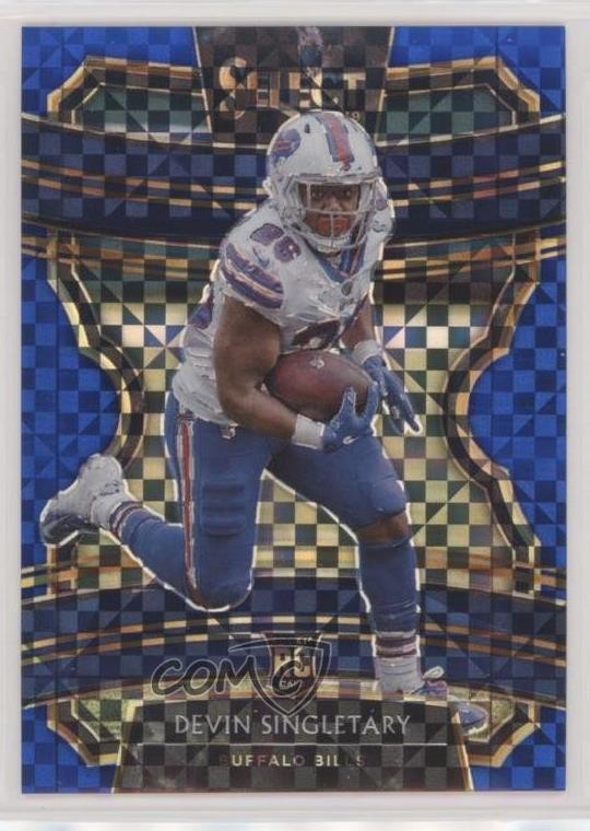 2019 Panini Select Concourse Blue Prizm 144/175 Devin Singletary #26 01bj