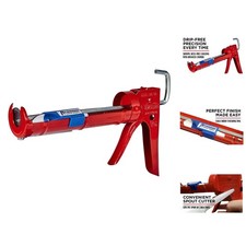 High-Quality 102D Caulking Gun - Drip-Free, 10:1 Thrust Ratio for Precision