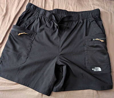 The North Face M Class V PF BL Men s Black Shorts Size L. Regular 7'' Mesh Hiking