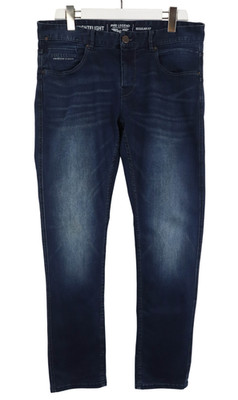 PME LEGEND Regular Fit Jeans Men's W34/L34 Blue Faded Whiskers Zip Fly Stretched