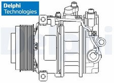 Delphi CS20378 Kompressor für Klimaanlage Klimakompressor Kompressor 
