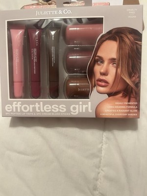 Juliette & Co. Effortless Girl Lip Tints & Cream Blush Sticks