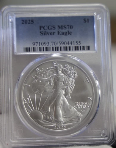 2025 US Silver Eagle $1 PCGS MS70
