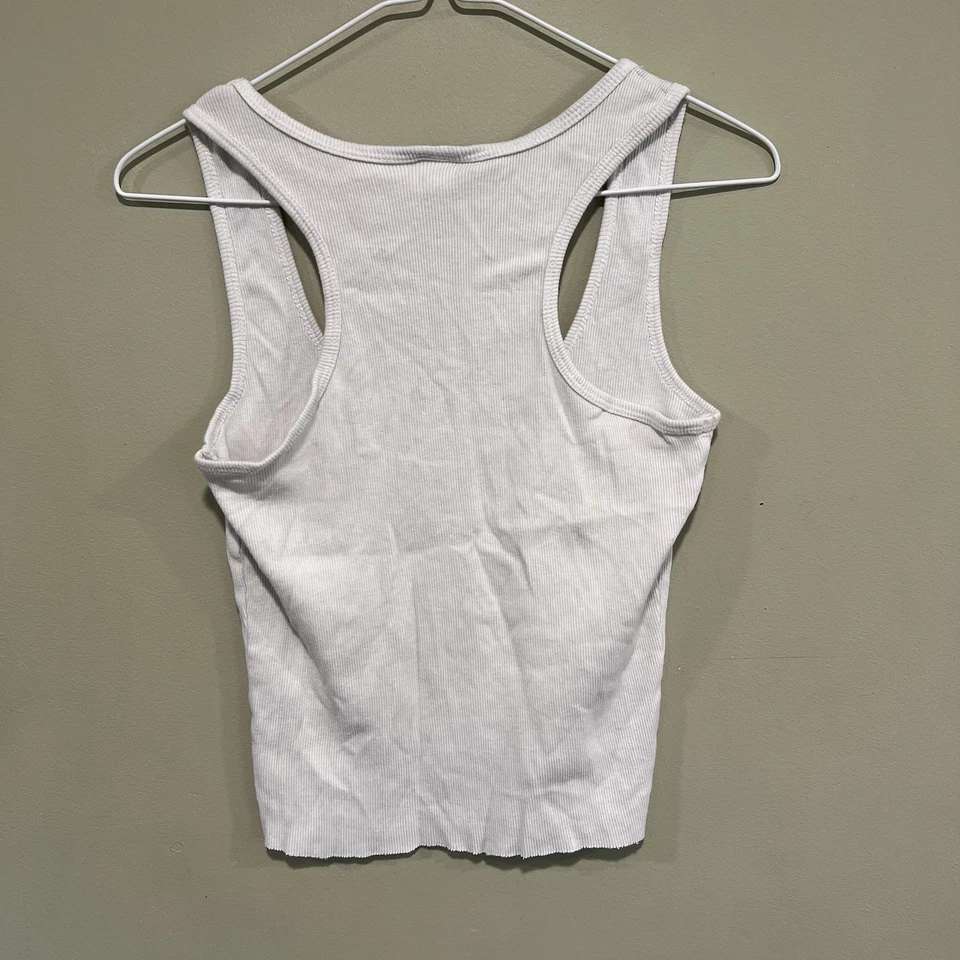 Camiseta sin mangas Tapout años 90 talla XL/L para mujer blanca Y2K hecha en EE. UU. Foto 4 de 4