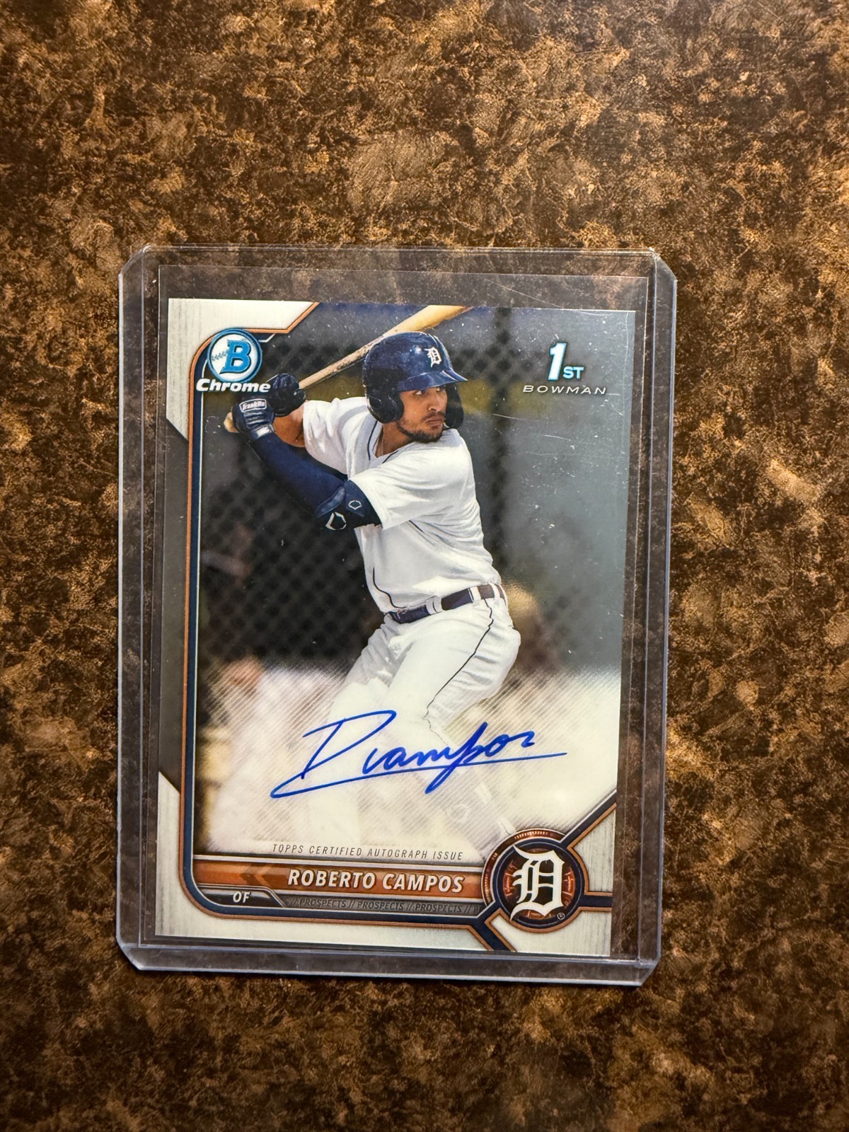 2022 Bowman - Chrome Prospect Autographs Roberto Campos #CPA-RCS (AU, RC)