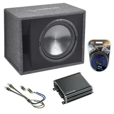 Volkswagen Jetta 98-18 Harmony Single 12" Loaded Sub Box Enclosure CXA400.1 Amp