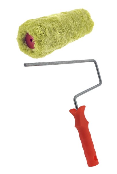 1 Maler-SteckbüGel 25 Cm+1 Fassaden-Ersatzwalze Farbroller Farbwalze Malerwalze-image