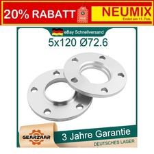 Spurplatten Spurverbreiterung 5x120 2x10mm Distanzscheibe Ø72.6 für BMW E60 1