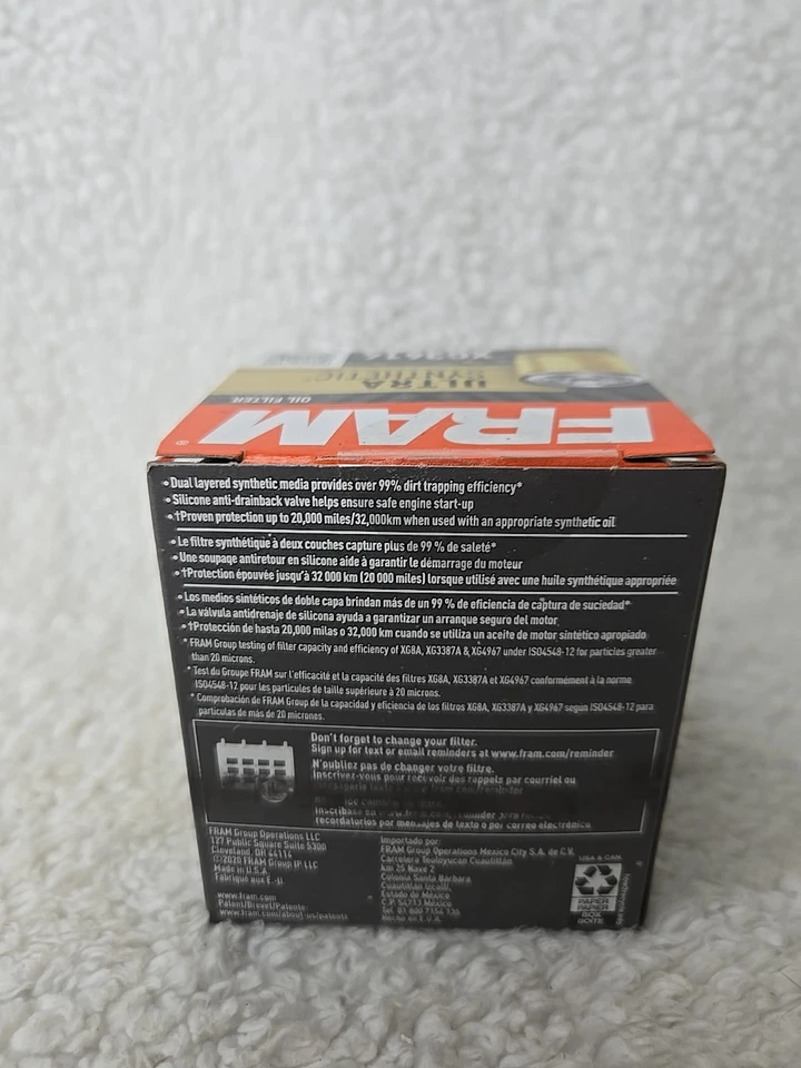 FRAM XG3614 Ultra Synthetic Oil Filter Made In USA - Image 2 of 4