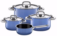 Wmf Silit Nature 7-piece Cookware Set, Nature Blue Made In Germany on sale Wmf Silit Nature 7-piece Cookware Set, Nature Blue Made In Germany on sale