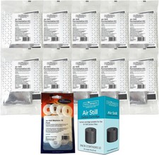 10 X Air Still Fermentation Kit Make 10L Yeast Carbo Clear Washer Cartrdige Kit