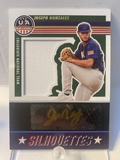 2023 Panini USA Joseph Gonzalez #SIL-JG USA Silhouettes Signatures MEM Auto