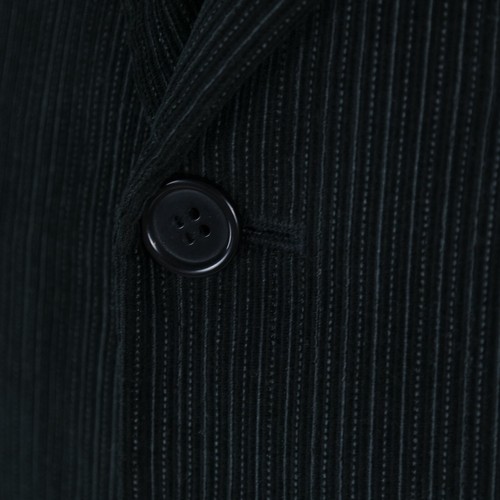 Mens Striped Black Blazer 50L UK Size ANGELO LITRICO Cotton Sport Coat Jacket - Picture 8 of 14
