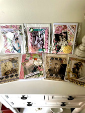 Lot of 7 Handmade Vintage Style Cards Mother Father Wedding Easter All Occasion