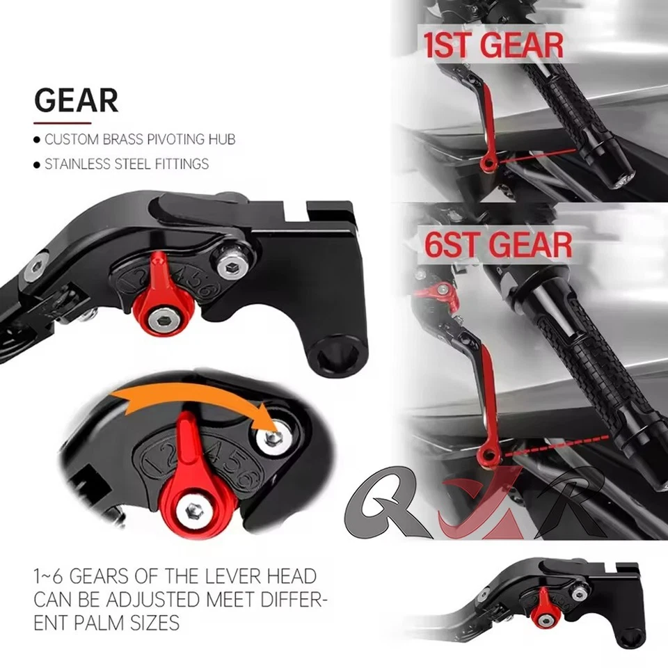 For SUZUKI KATANA GSX600F GSX750F CNC Handlebar Grip Ends Set Brake Clutch Lever Foto 4 de 4