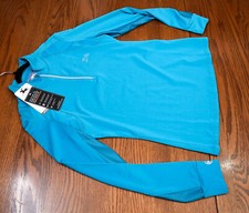 RJ Classics NEW Sienna long sleeve sunshirt peacock blue kids Medium $70 girls