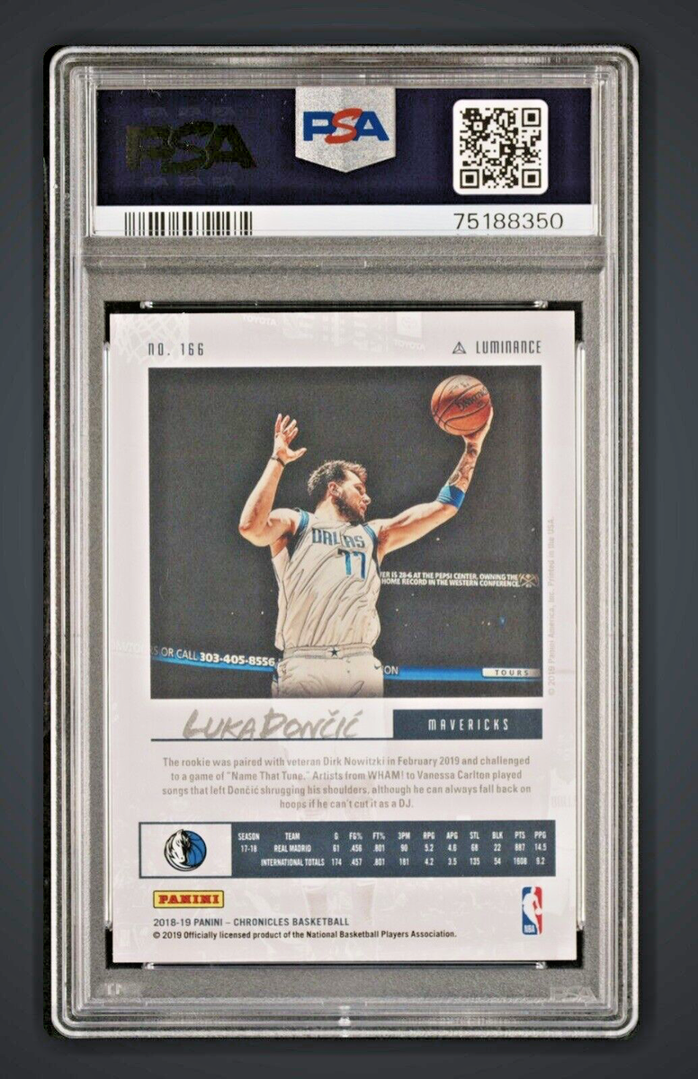 LUKA DONCIC 2018 Panini Chronicles Luminance 166 PINK RC