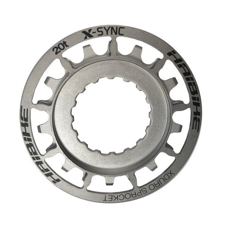 pignone e-bike per bosch xduro 20 denti acciaio inox silver 3050755517 Haibike C