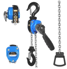 Mini Chain Hoist 1/4 Ton, 550Lbs Capacity, 10ft Lift, Heavy Duty for Garages
