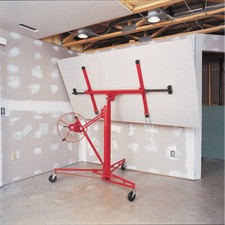 16FT/11FT Lifter Tool Hoist Mobile Plaster Board Panel Sheet Drywall Lift Crane