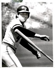 LG979 '80 Original Russ Reed Photo CHRIS BOURJOS SAN FRANCISCO GIANTS OUTFIELDER