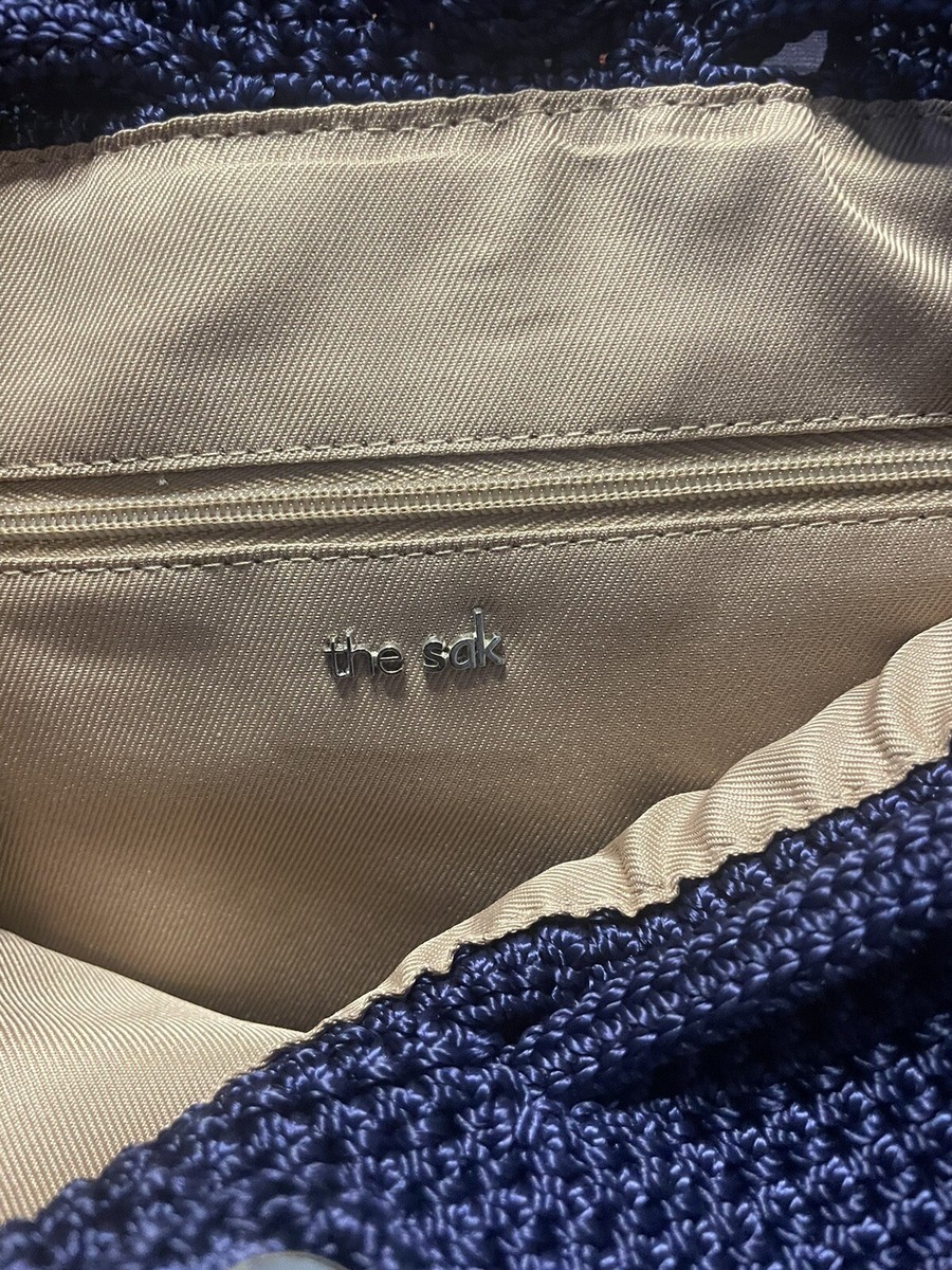 The Sak Crochet Craze Dylan Backpack, Lg Lightweight Bag w/ Dual