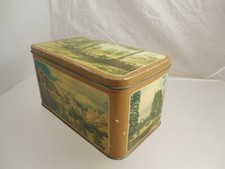 SCATOLA IN LATTA PROMOZIONALE VINTAGE  LIEVITO BERTOLINI PAESAGGI   ANNI 50/60