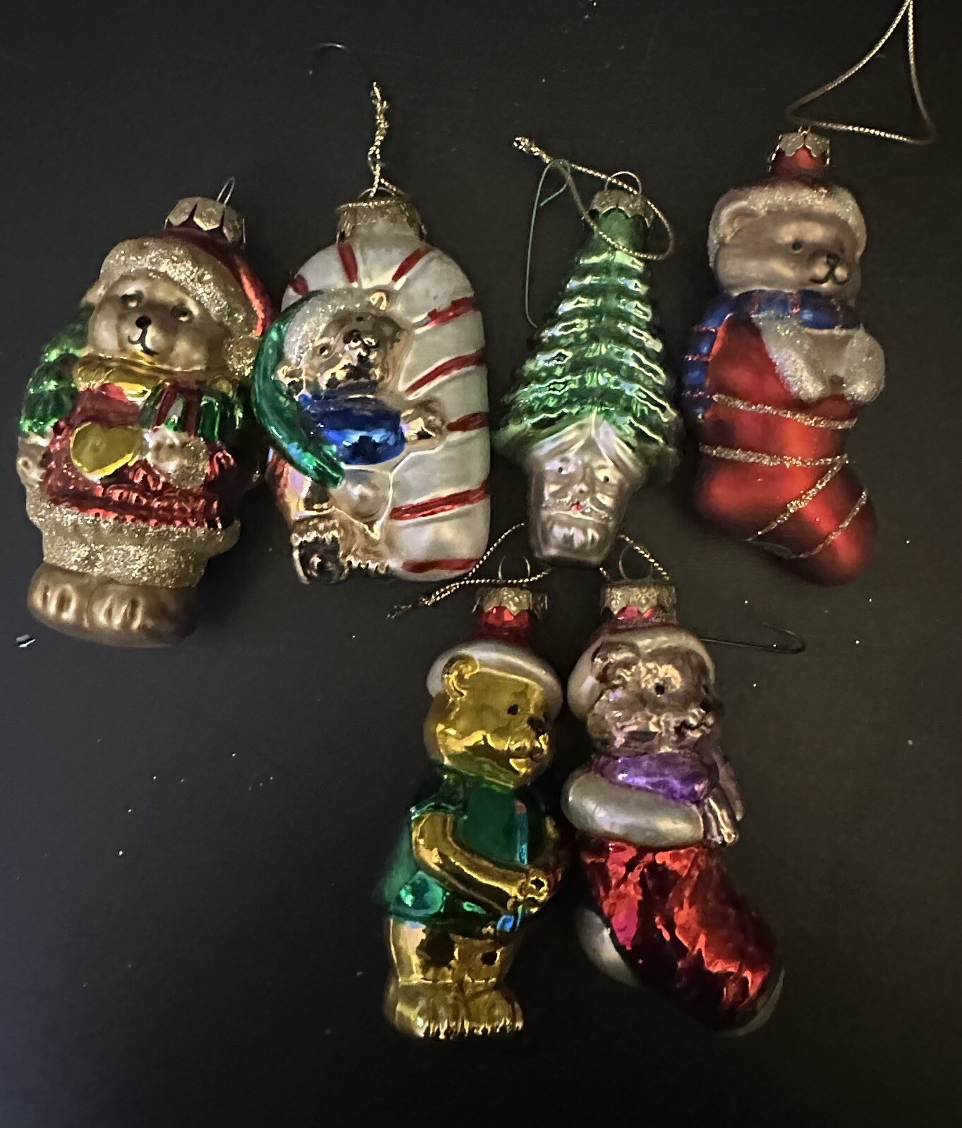 Lot Of 25 Vintage Glass Figural Christmas Ornaments eBay