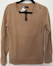 Alex Marie Jojo Long Sleeves V-Neck 100 Cashmere Pullover Sweater Size M