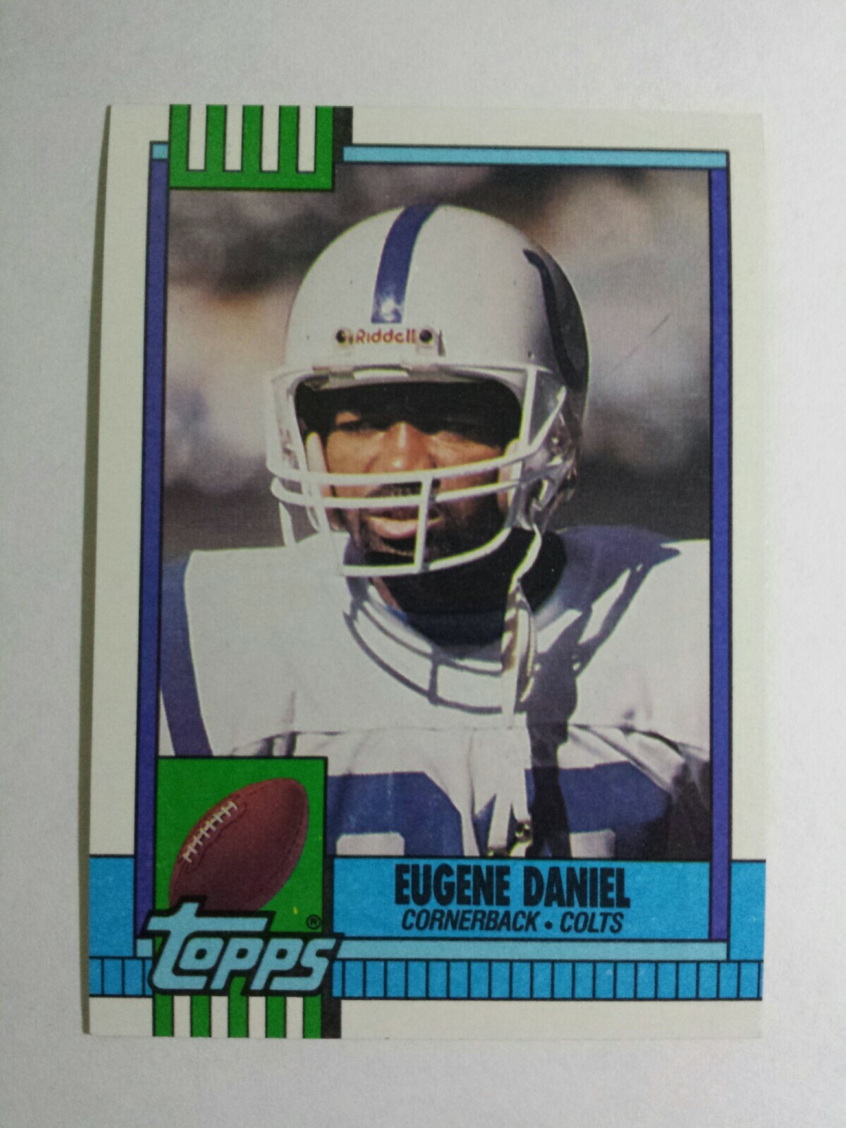 EUGENE DANIEL 1990 TOPPS FOOTBALL CARD # 313 C7774