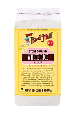 Gluten Free White Rice Flour 24 Oz 4 Pack
